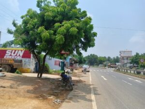 Notice on obstruction on carriageway