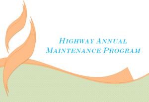 Highway Annual Maintenance Program