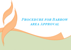 Procedure for borrow area approval