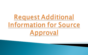 Road Material source approval letter