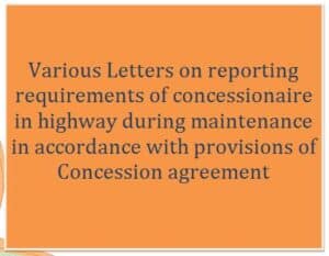 Reporting Requirements of the Concessionaire