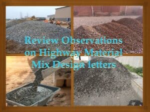 Review on Highway Material Mix Design