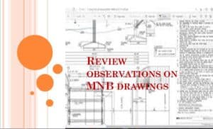 Review observations on MNB drawings