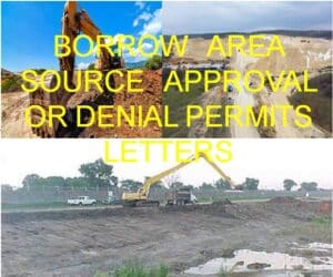 Borrow Area Source Approval Letter